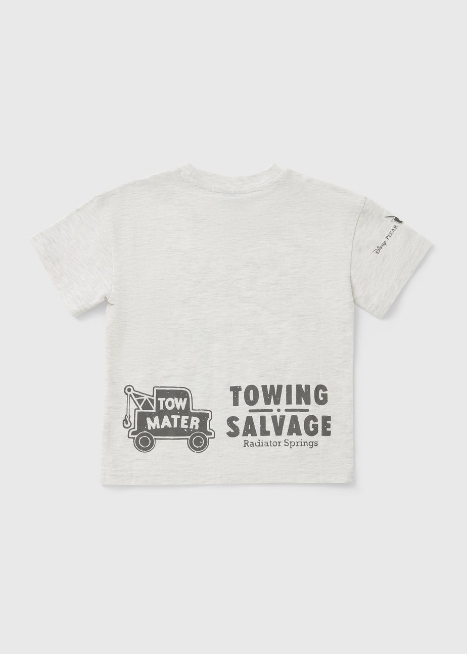 Cars Boys Beige Tow Mater T-Shirt (1-7yrs)