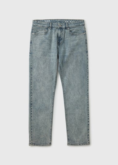 Mid Wash Slim Fit Jeans