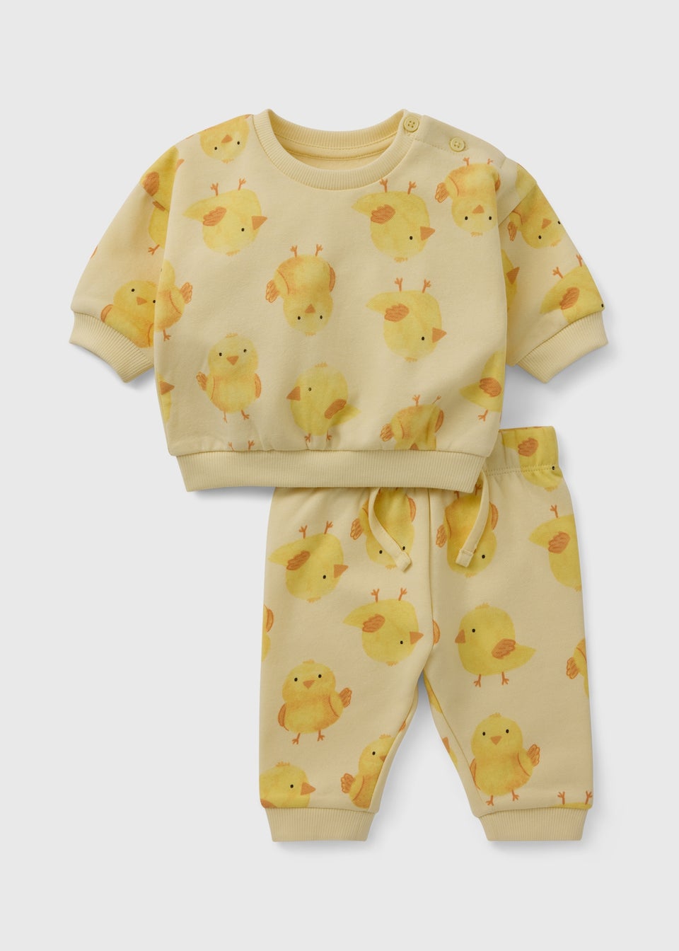 Baby Yellow Chick Sweatshirt & Jogging Bottom Set (Newborn-23mths)