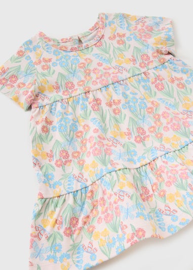 Baby Multicolour Flower Dress (Newborn-23mths)