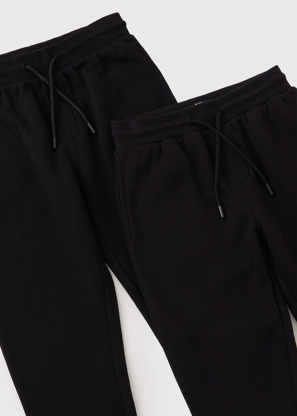 2 Pack Boys Black Joggers (7-15yrs)