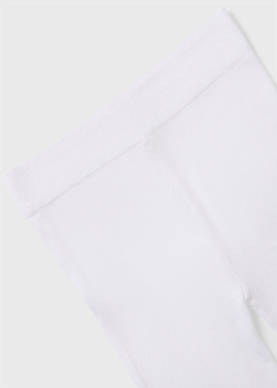 2 Pack Girls White Tights (Ages 4–13 Years)