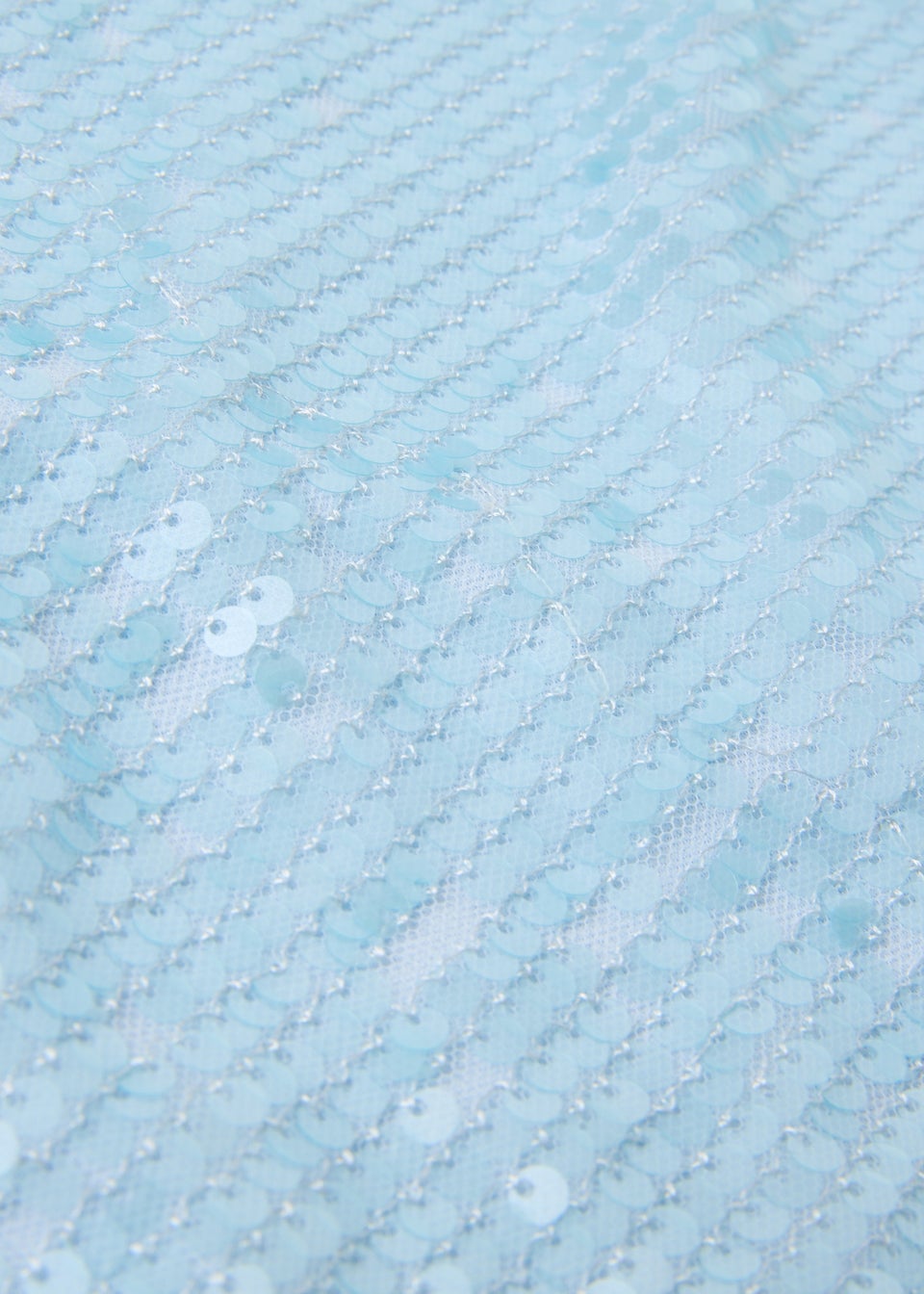 Girls Blue Sequin Dress (7-15yrs)