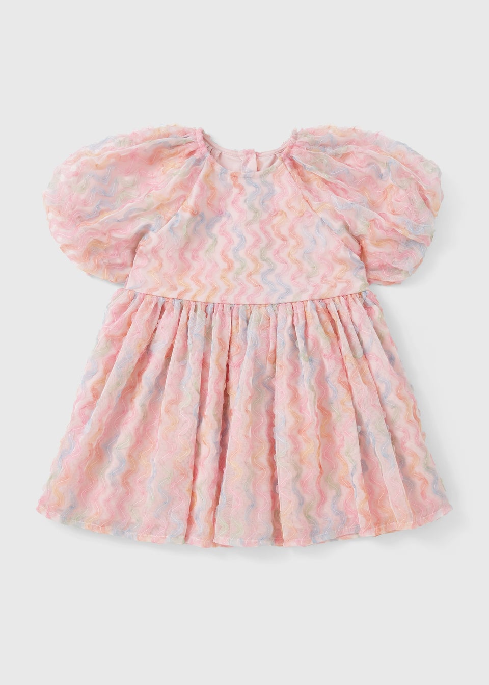 Girls Pink Floral Dress (1-7yrs)