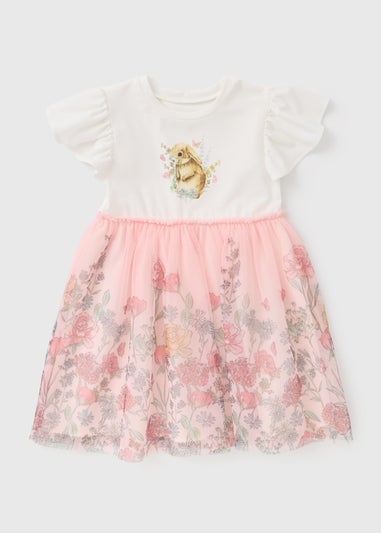 Boys Pink Bunny Mesh Dress (1-7yrs)