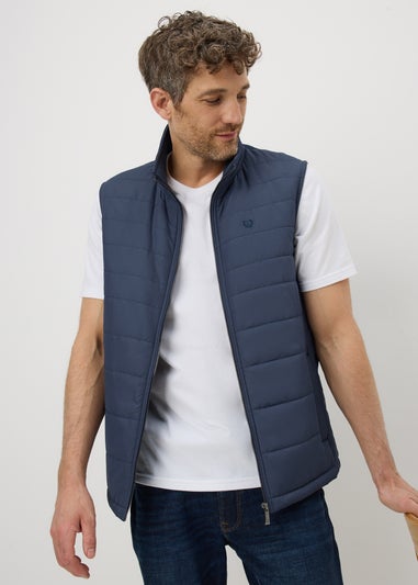 Lincoln Navy Quilted Gilet