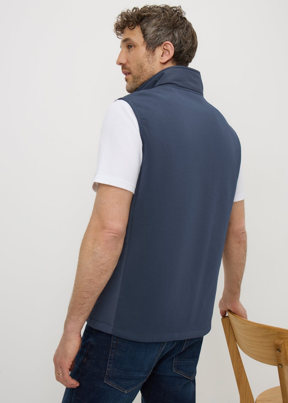 Lincoln Navy Quilted Gilet