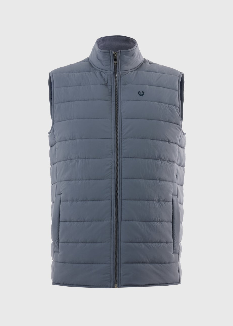 Lincoln Grey Quilted Gilet