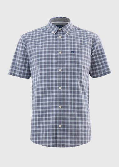 Lincoln Navy Checked Shirt