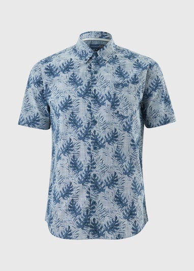 Navy Printed Shirt