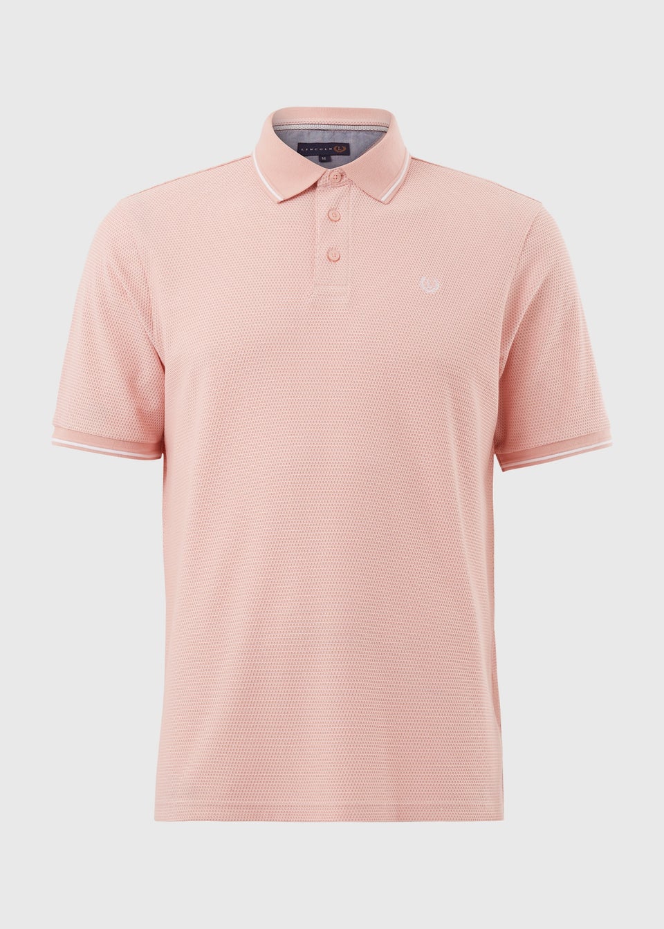Lincoln Peach Smart Polo Shirt
