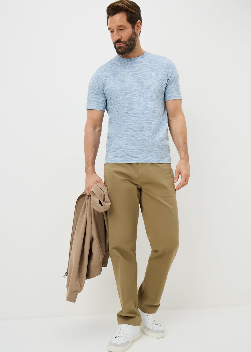 Lincoln Blue Space Dye T-Shirt