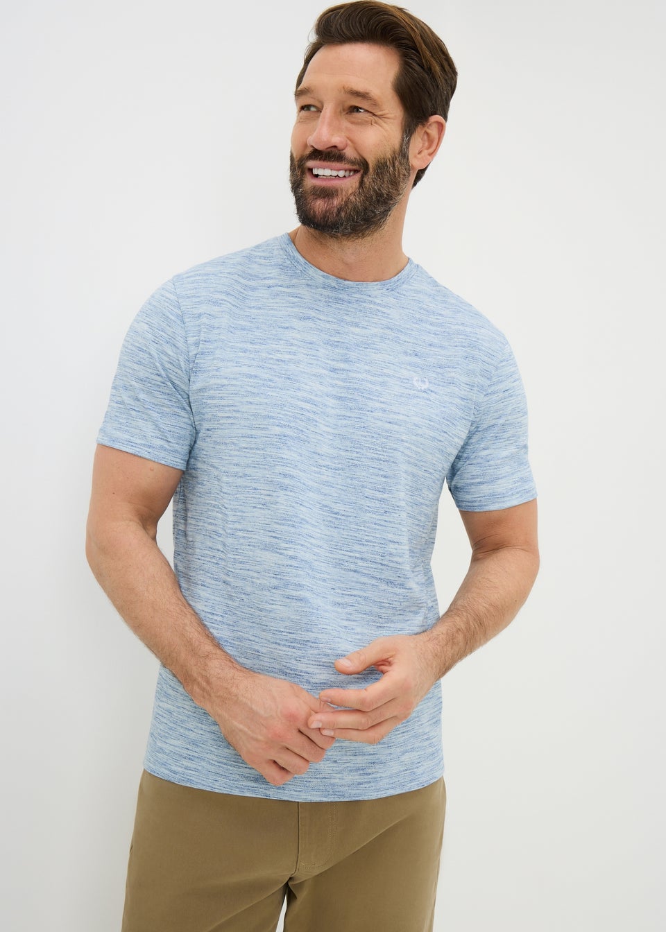 Lincoln Blue Space Dye T-Shirt