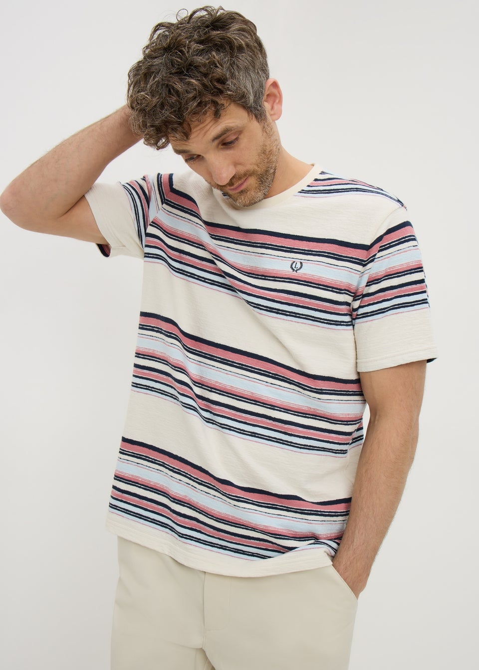 Lincoln Pink Stripe T-Shirt