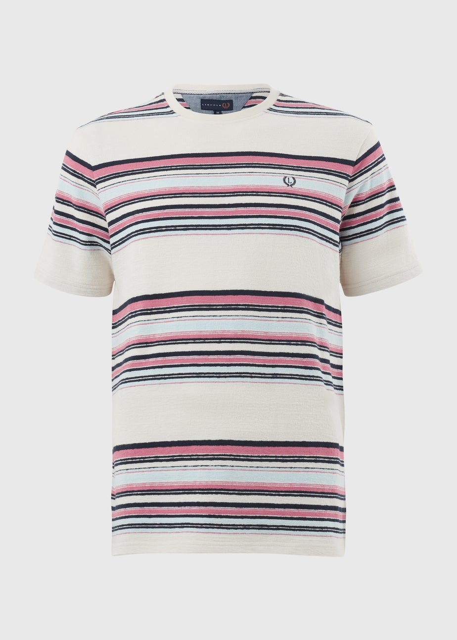 Lincoln Pink Stripe T-Shirt