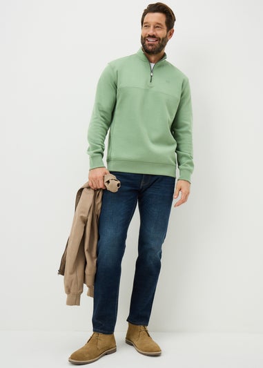 Lincoln Green 1/4 Zip Sweatshirt