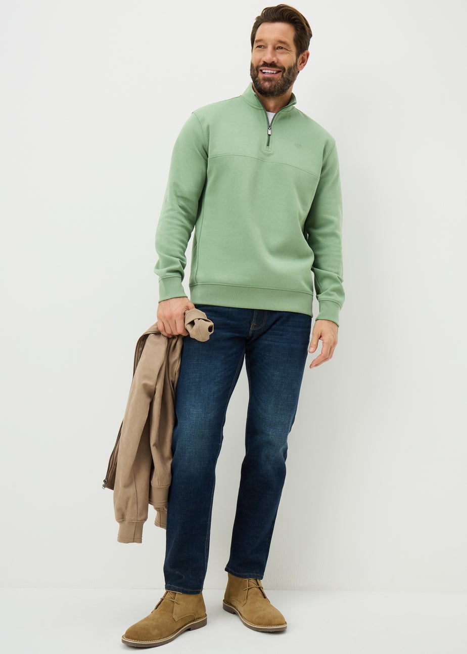Lincoln Green 1/4 Zip Sweatshirt