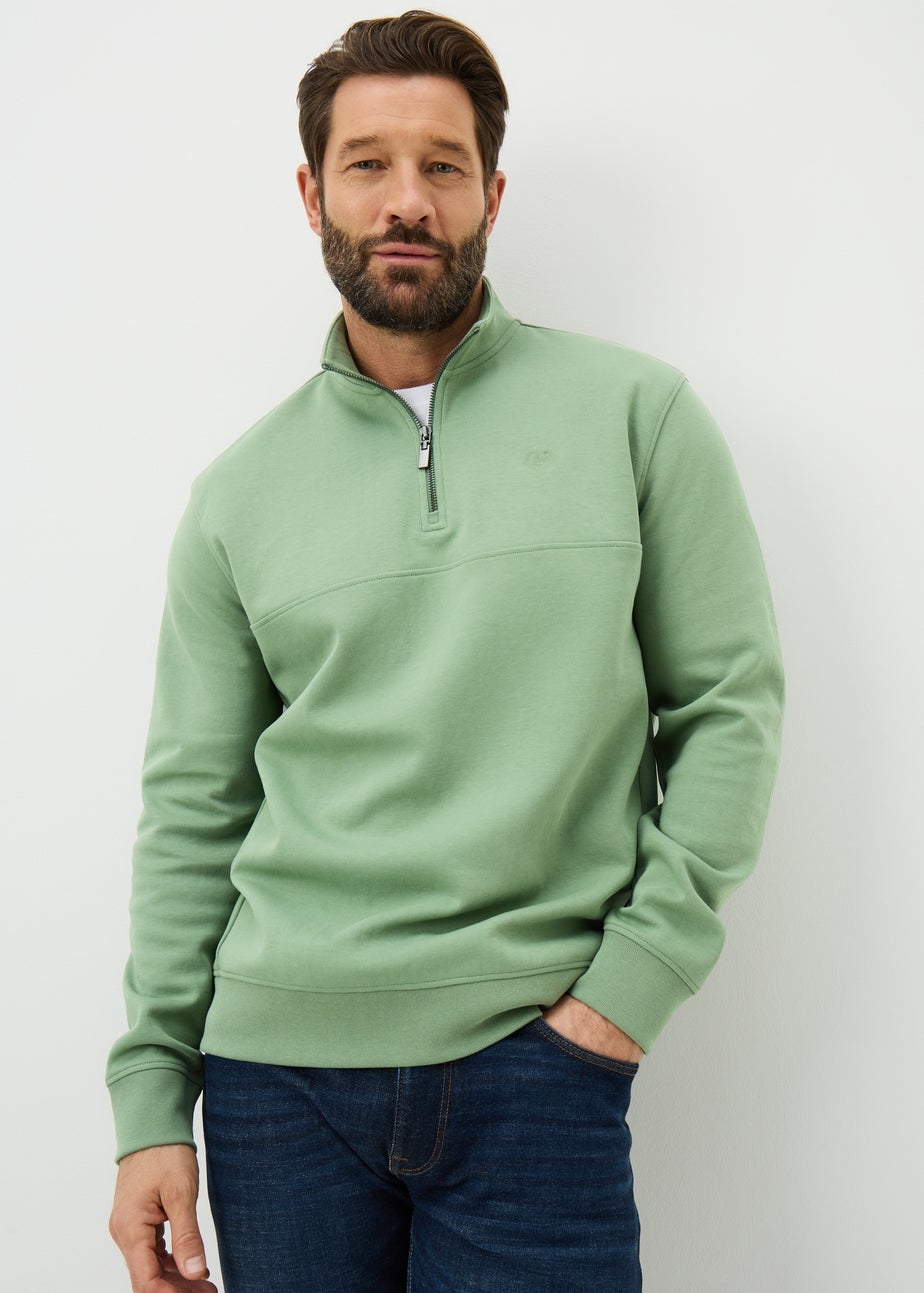 Lincoln Green 1/4 Zip Sweatshirt