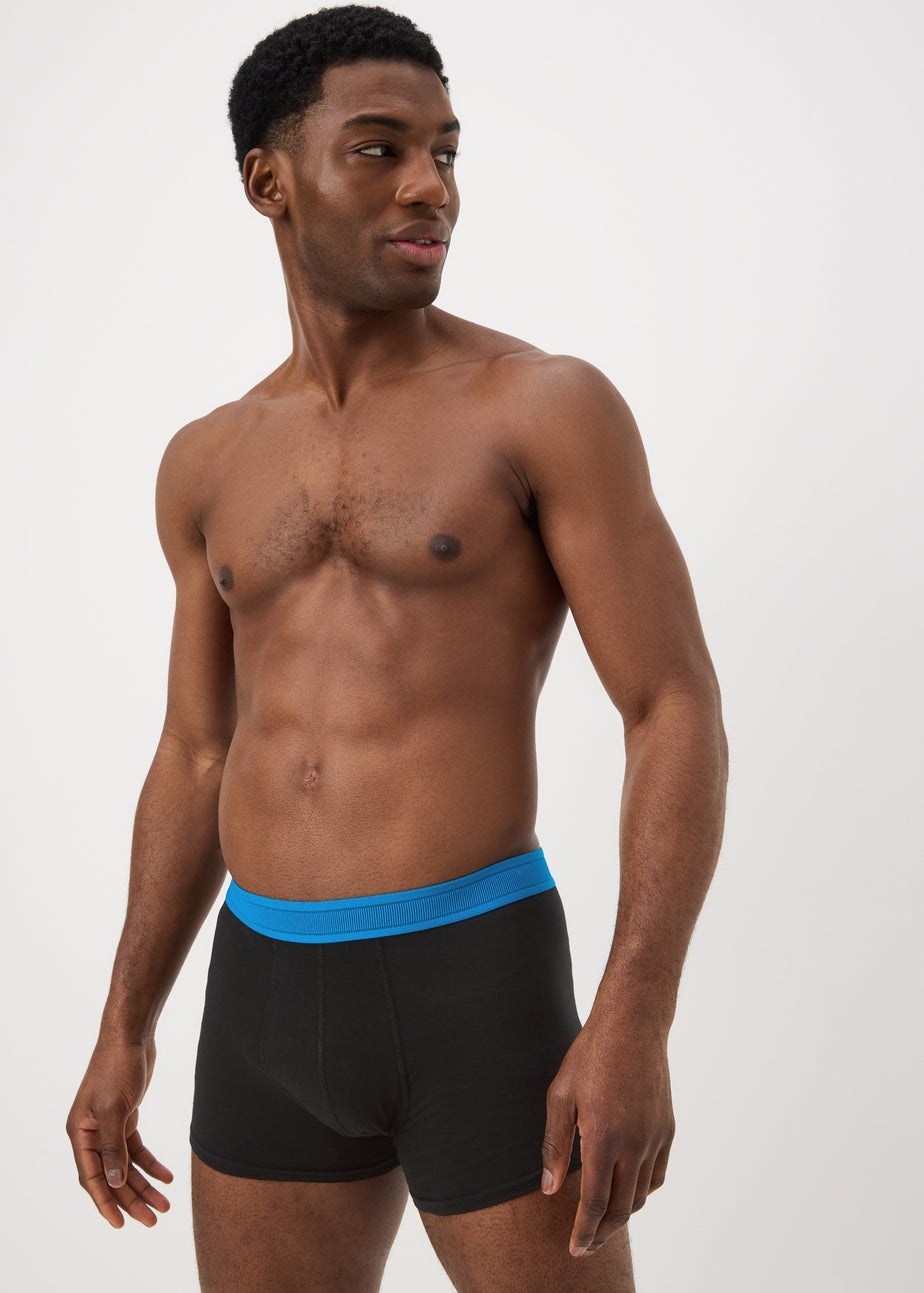 5 Pack Black Neon Hipster Boxers