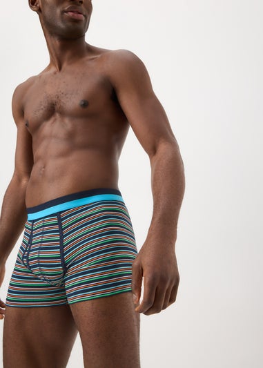 5 Pack Navy Funky Keyhole Boxers