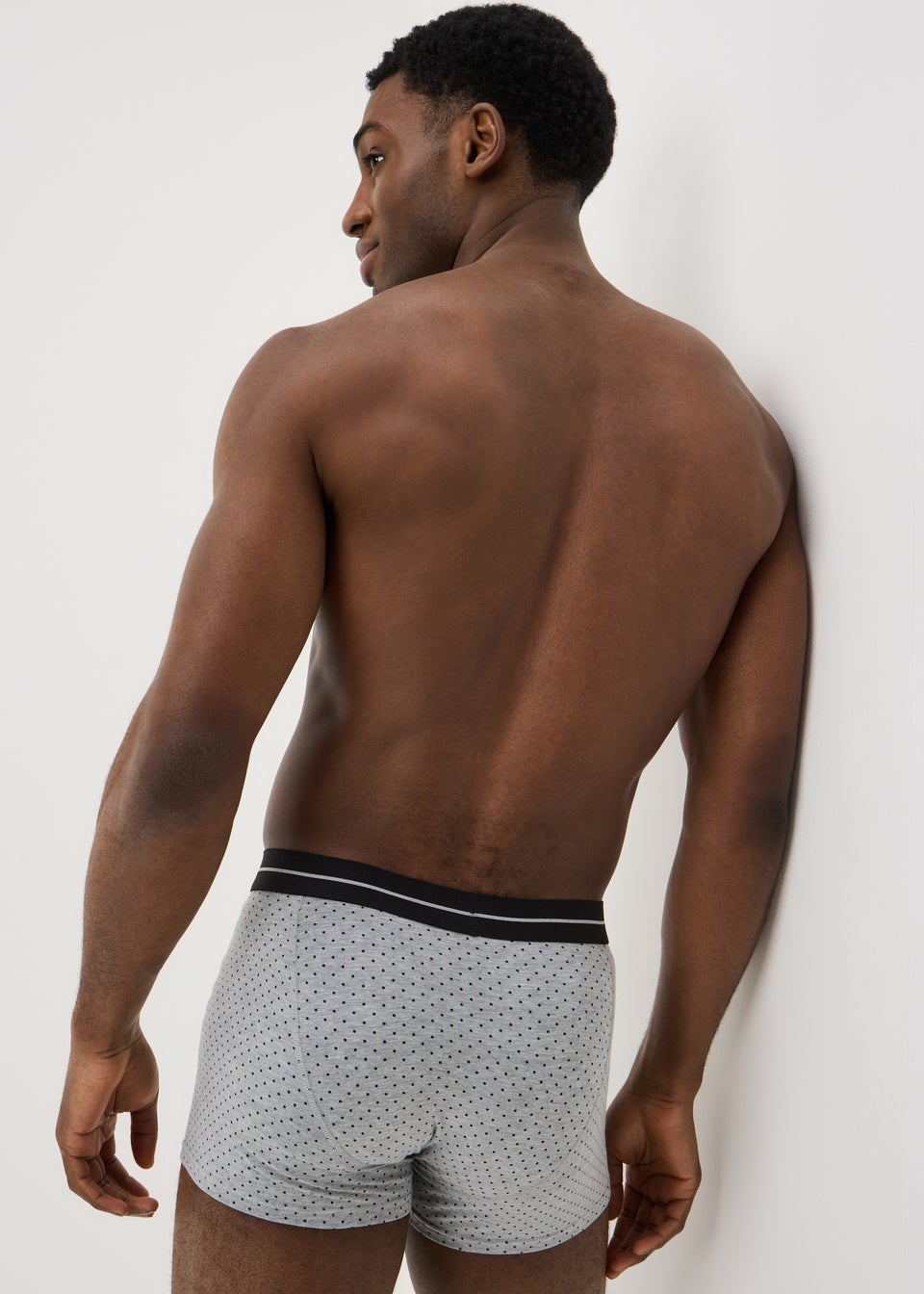 5 Pack Teal Keyhole Leaf Striped Boxers