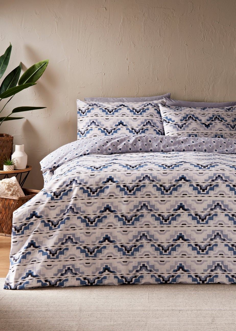 Blue Aztec Duvet Set