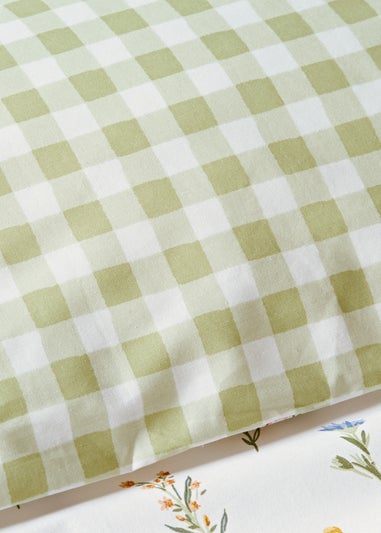 White Floral Meadow Duvet Set