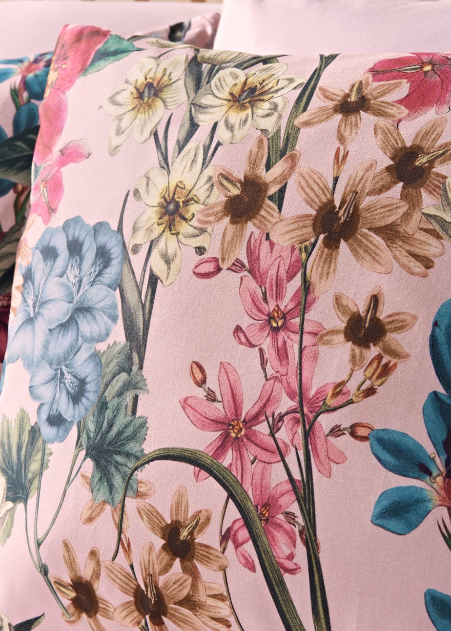 Pink Blooms Floral Duvet Set