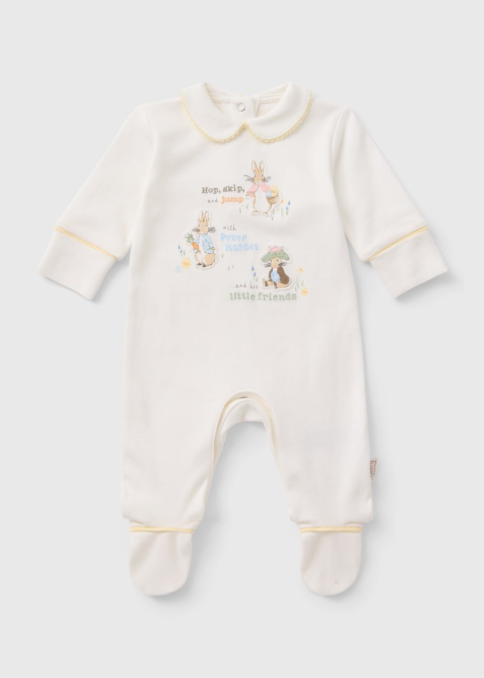 Peter Rabbit Baby Cream Sleepsuit (Newborn-12mths)