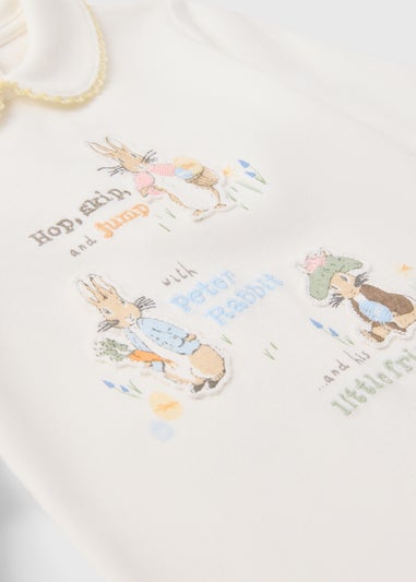 Peter Rabbit Baby Cream Sleepsuit (Newborn-12mths)