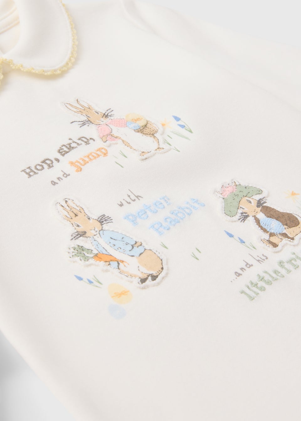 Peter Rabbit Baby Cream Sleepsuit (Newborn-12mths)