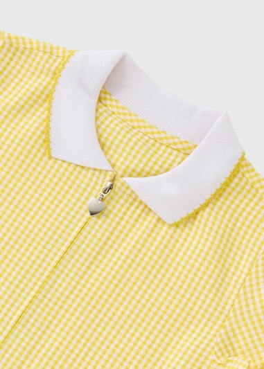 2 Pack Girls Yellow Pinafore (Girls 4-12 Years)