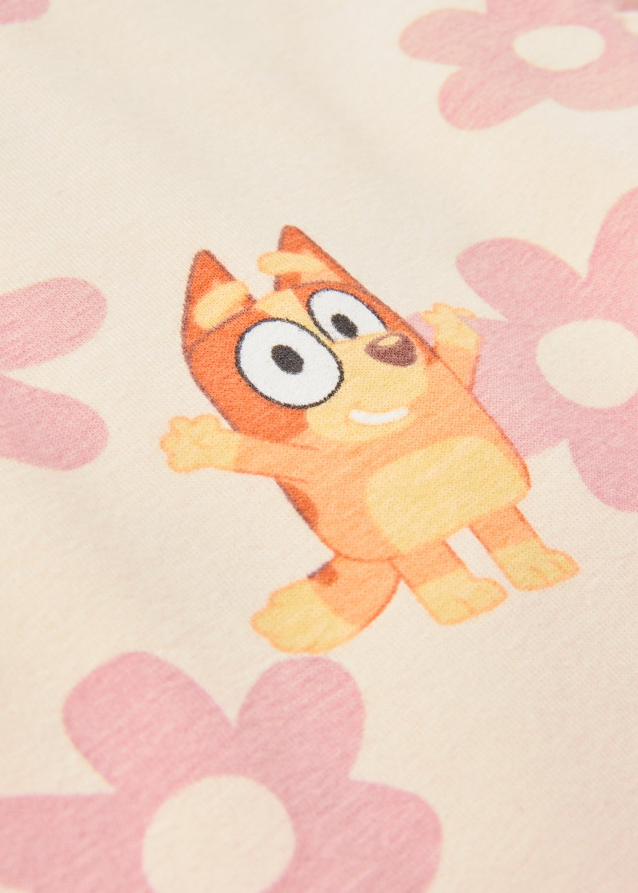 Bluey Girls Pink Jersey Dress (1-7yrs)