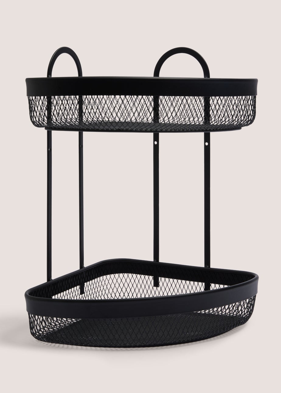 Black Mesh Metal Corn Caddy