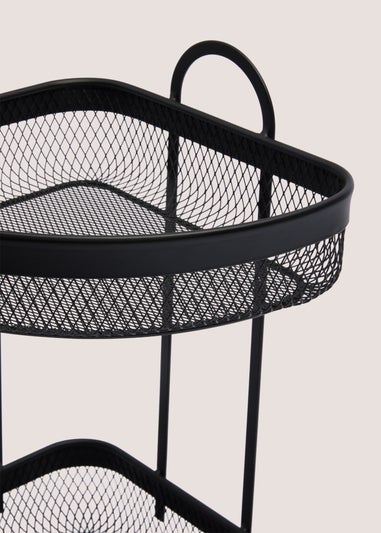 Black Mesh Metal Corn Caddy