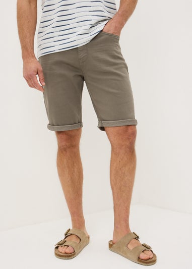 Mushroom Slim Fit Shorts