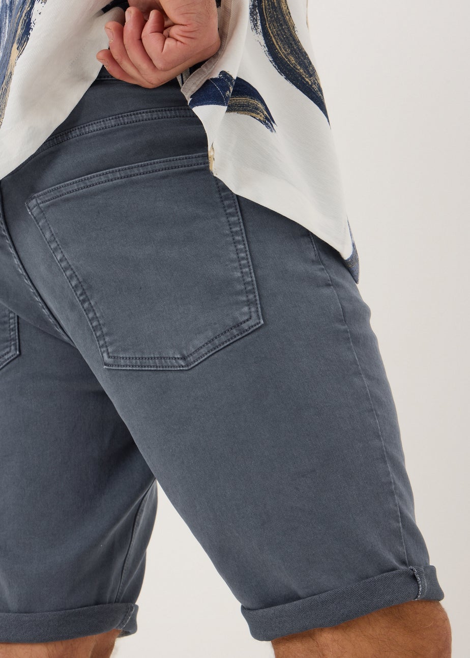 Steel Slim Fit Shorts