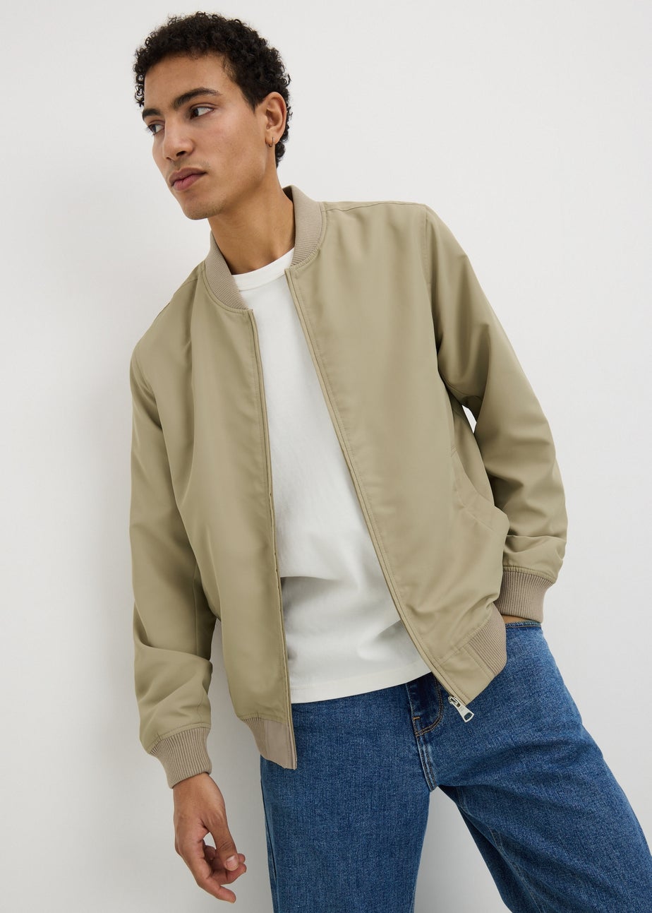 Stone Lightweight Bomber Jacket