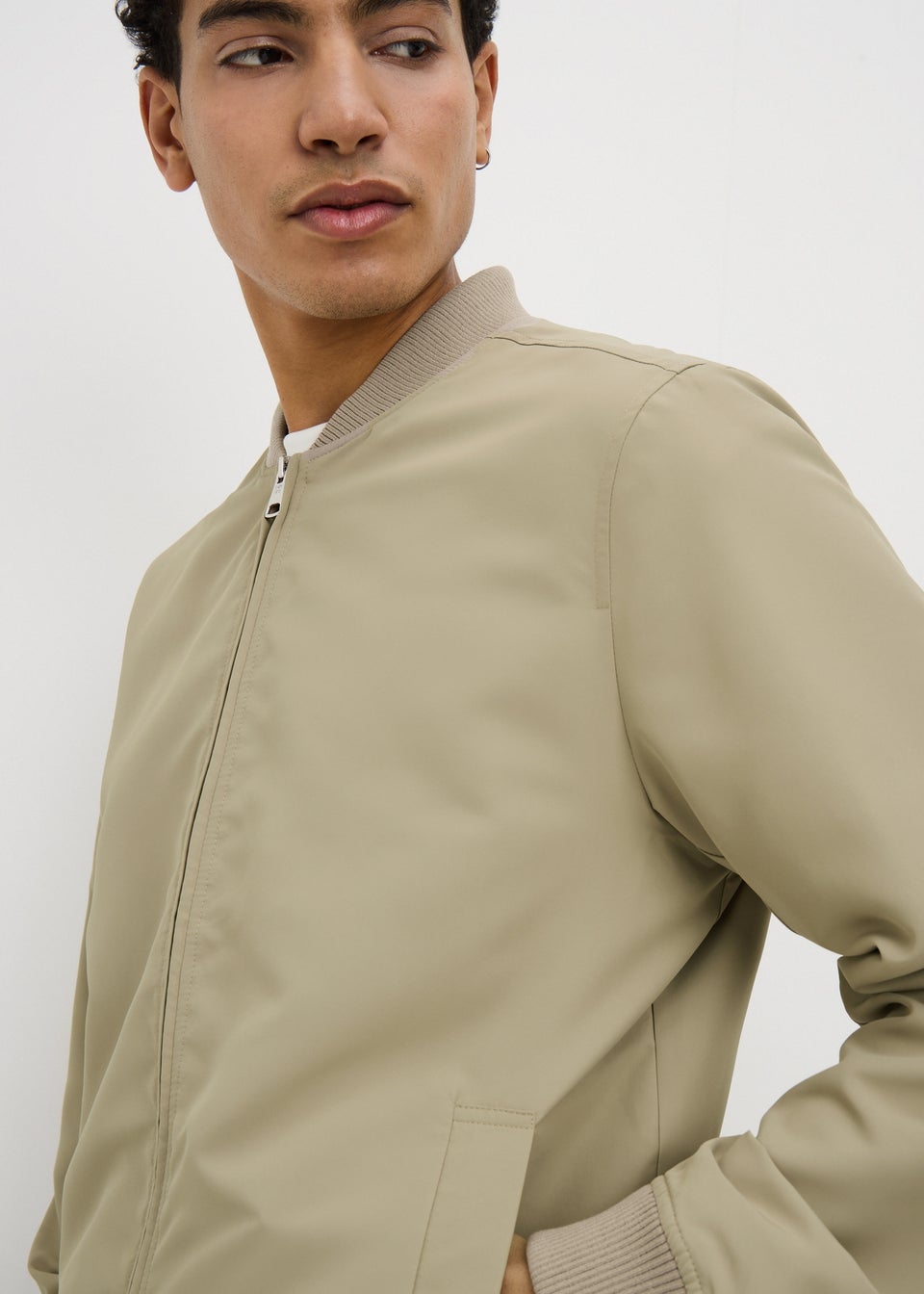 Stone Lightweight Bomber Jacket