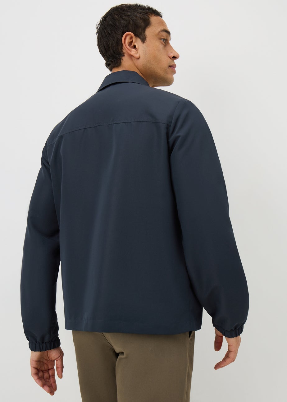 Navy Lightweight Coach Jacket