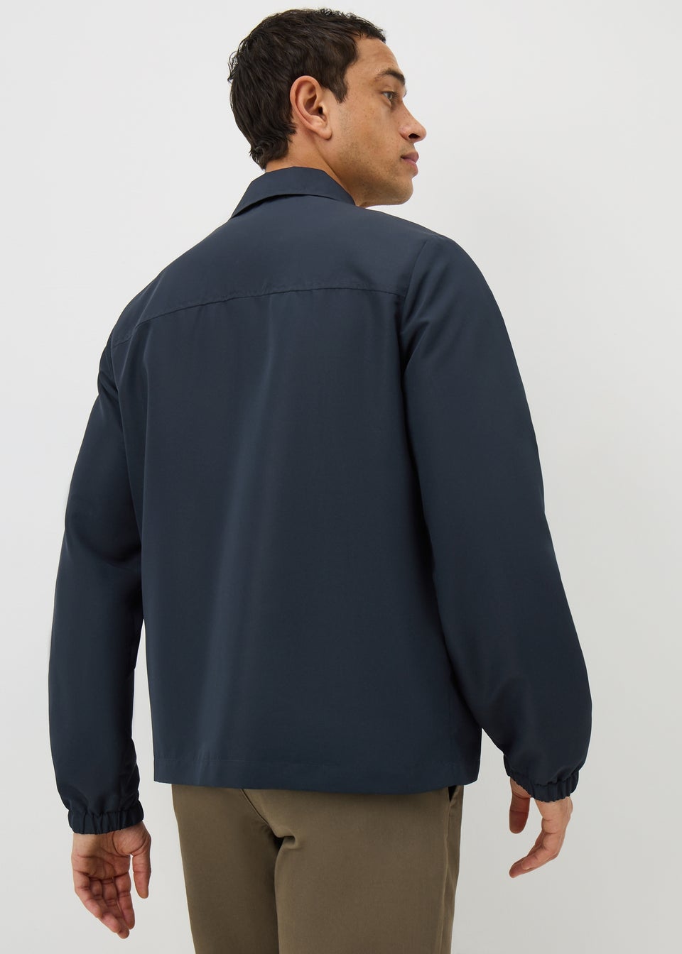 Navy Lightweight Coach Jacket
