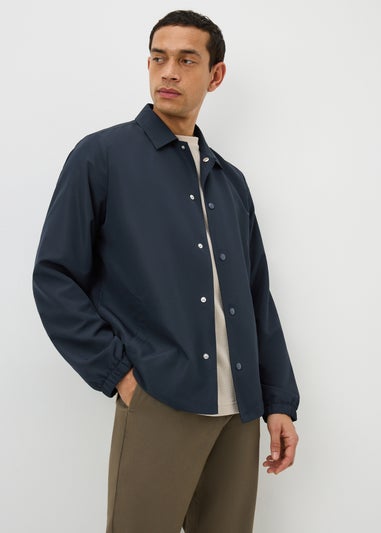 Navy Lightweight Coach Jacket