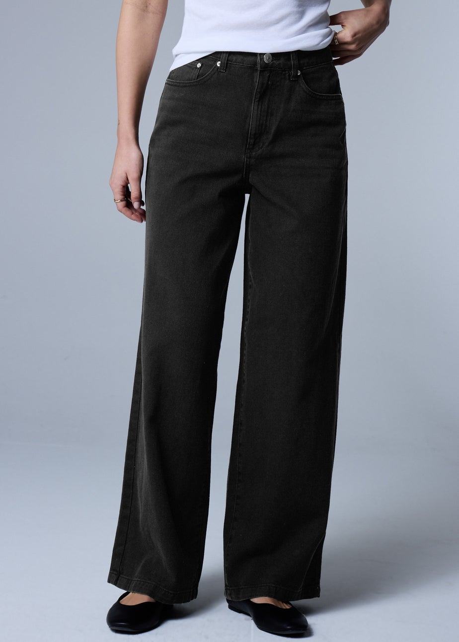 Black Wide Leg Jeans