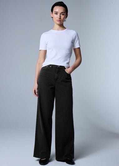 Black Wide Leg Jeans