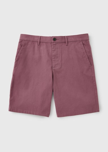 Wine Chino Shorts