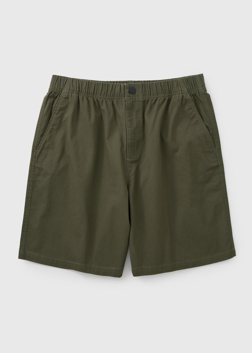 Khaki Relaxed Fit Chino Shorts
