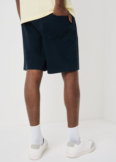 Navy Relaxed Fit Chino Shorts