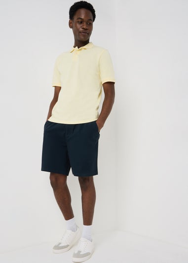 Navy Relaxed Fit Chino Shorts
