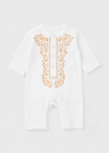 Baby White Eid Romper (Newborn-23mths)