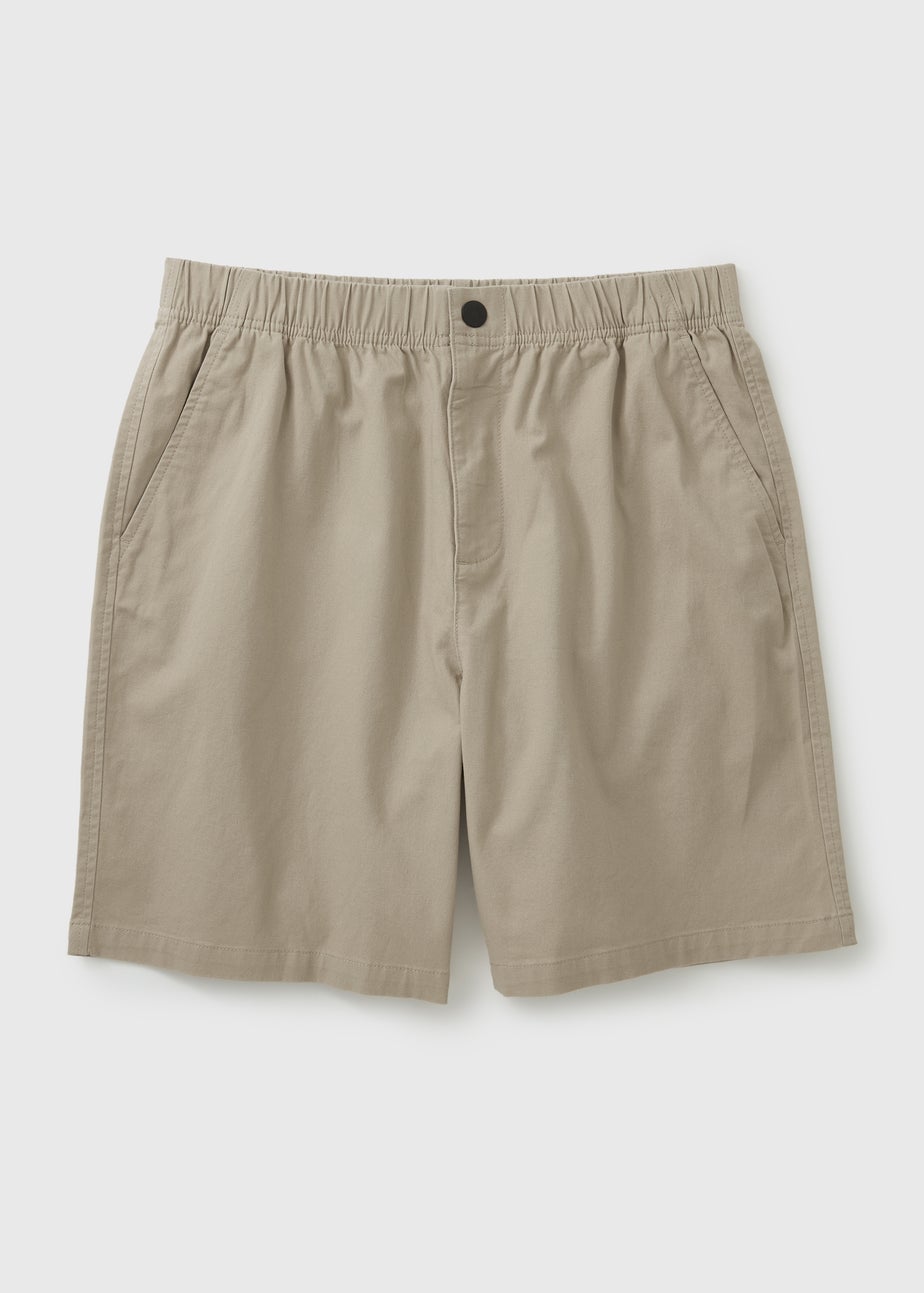 Bone Relaxed Fit Chino Shorts